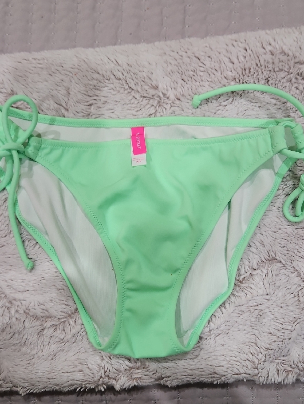 Victoria's Secret Mint Green Tie-Side Bikini Bottom